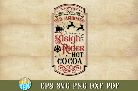 Download Vintage Farmhouse Christmas Sign SVG - House Collection
