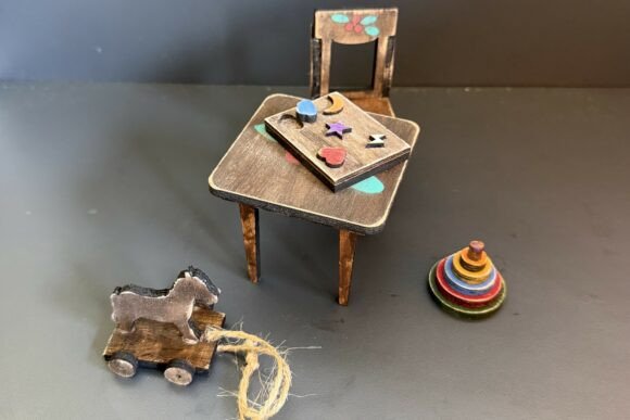 Download Dollhouse Playroom Furniture Toy Set - House Collection