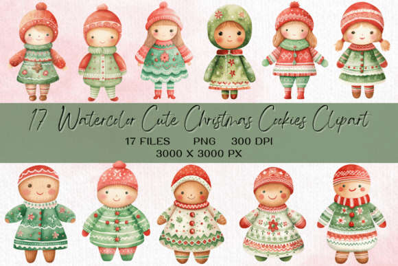 Download Cute Christmas Cookies Clipart - Cookies Collection