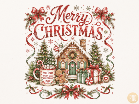 Download Merry Christmas Gingerbread House PNG - House Collection