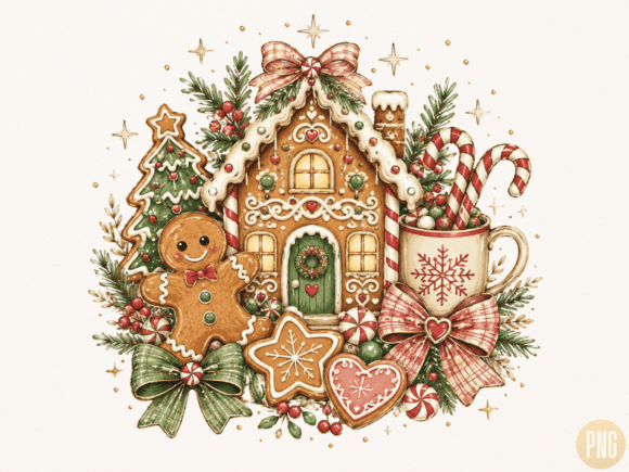 Download Gingerbread House Christmas PNG - House Collection