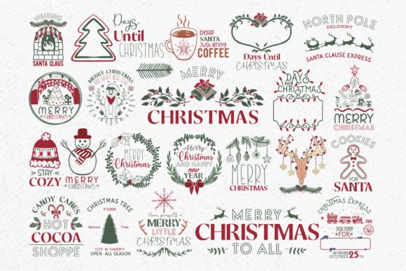 Download Christmas Sign Bundle, Farmhouse Christm - House Collection