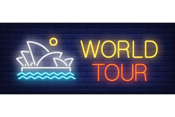 Download World Tour Neon Sign. Sydney Opera House - House Collection
