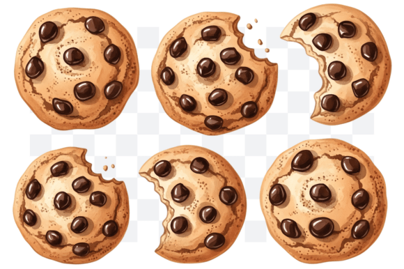 Download Chocolate Chip Cookies PNG Clipart - Cookies Collection